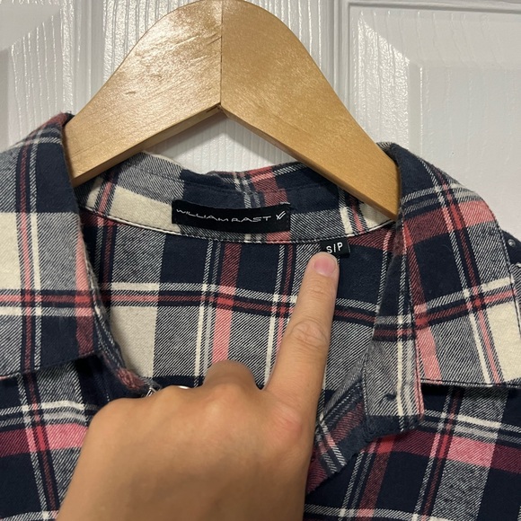 William Rast plaid button up size S - Picture 2 of 5